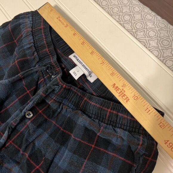 Bundle Of Men’s Flannel Pajama Pants Size Small 2 Items Black Navy - Picture 9 of 12